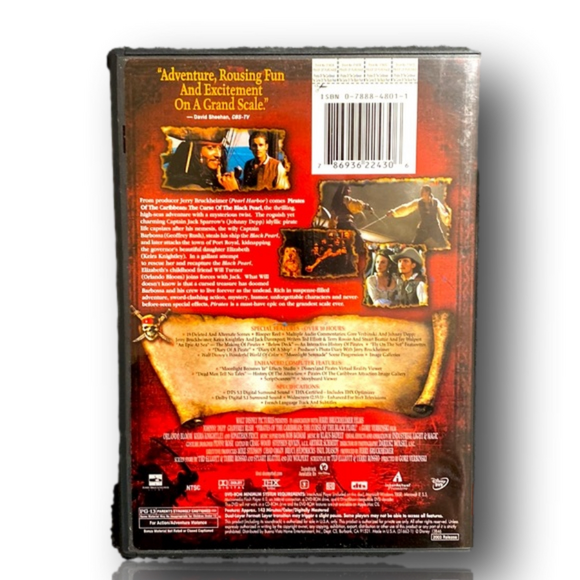 Pirates Of The Caribbean DVD Special 2-Disc Collector’s Edition - Picture 2 of 2